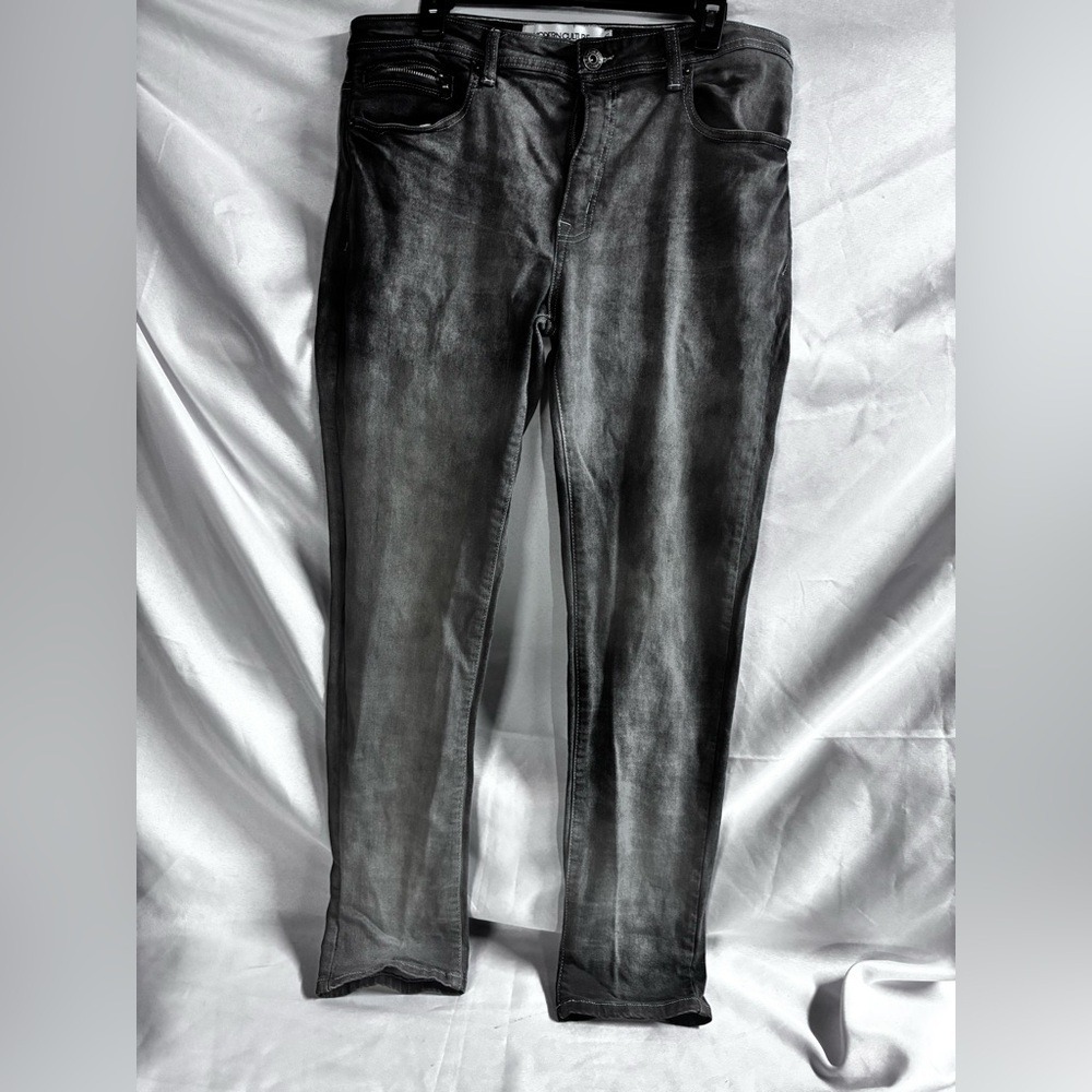 MODERN CULTURE Men's Charcoal Slim‎ Straight Jeans